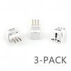 BESTEK Type IT USA to Italy 3 Pack